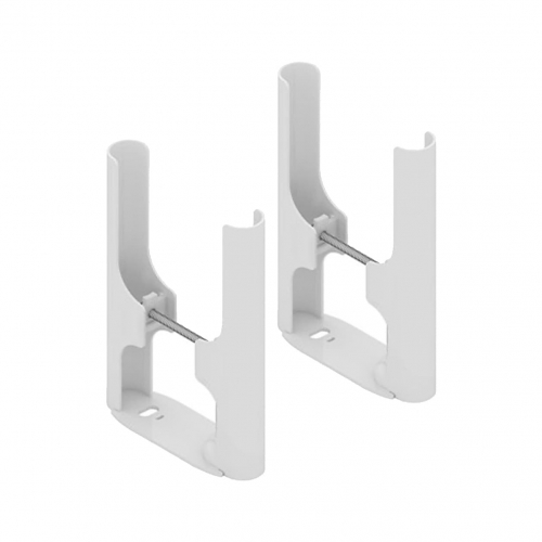 Комплект для напольного монтажа 3-трубчатых радиаторов белый