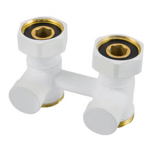 Узел подключения Schlosser прямой G 3/4 x 3/4 D=50 MM , белый (600700022)