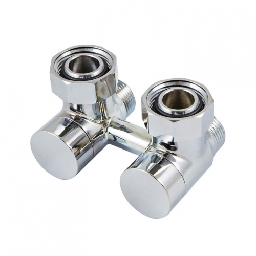 Узел подключения Schlosser, угловой G 3/4 x М22x1,5 D=50 MM, хром (601000002)