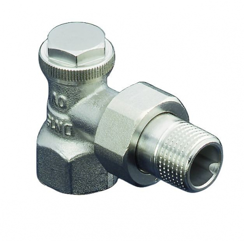 1090363 Вентиль на обратную подводку Oventrop Combi 3 Ду20, 3/4", PN10, угловой