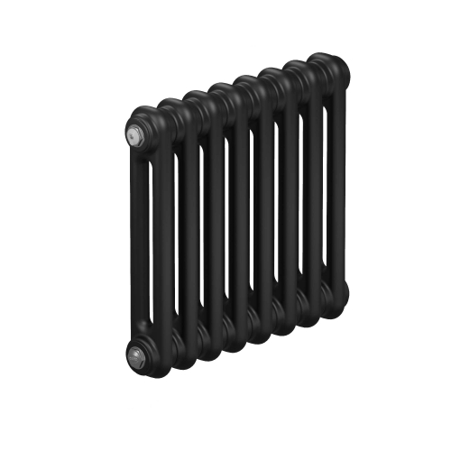 Радиатор 2-х трубчатый RIFAR TUBOG 2047-46 сек. подключение боковое универсальное (B1-В4), цвет:  черный AN - Антрацит (матовый)