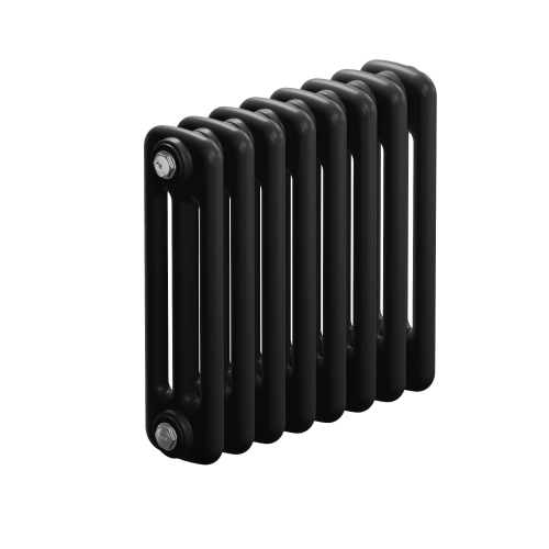 Радиатор 3-х трубчатый RIFAR TUBOG 3057-31 сек. подключение боковое универсальное (B1-В4), цвет:  черный AN - Антрацит (матовый)