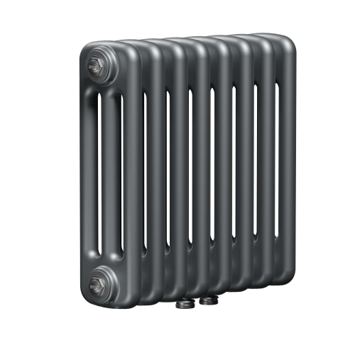 Радиатор 3-х трубчатый RIFAR TUBOG 3037-1 сек. подключение нижнее центральное (D3), цвет:  серый TI - Титан (матовый)