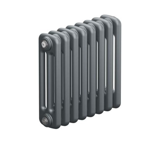 Радиатор 3-х трубчатый RIFAR TUBOG 3057-31 сек. подключение боковое универсальное (B1-В4), цвет:  серый TI - Титан (матовый)