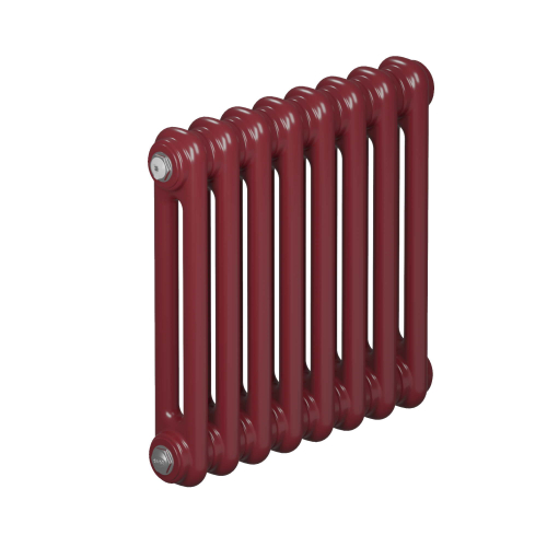 Радиатор 2-х трубчатый RIFAR TUBOG 2047-46 сек. подключение боковое универсальное (B1-В4), цвет:  красно-коричневый BO — Бордо