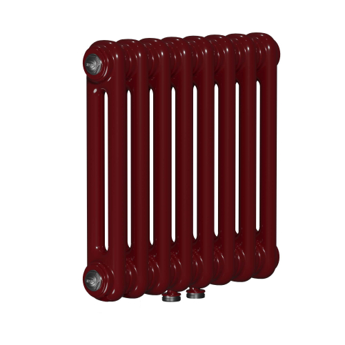 Радиатор 2-х трубчатый RIFAR TUBOG 2047-46 сек. подключение нижнее центральное (D3), цвет:  красно-коричневый BO — Бордо