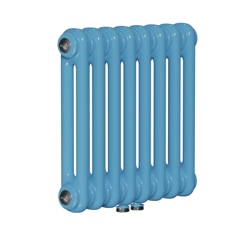 Радиатор 2-х трубчатый RIFAR TUBOG 2067-46 сек. подключение нижнее центральное (D3), цвет: пастельно-синий SA — Сапфир