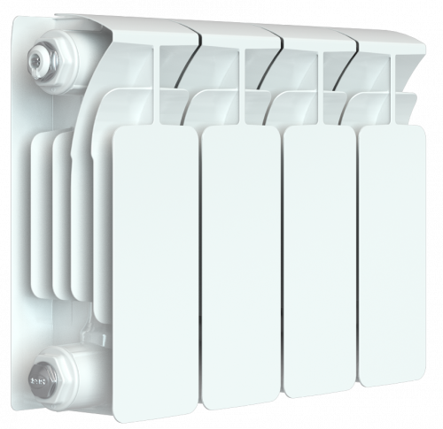 Биметаллический радиатор RIFAR BASE B200-11 сек. подключение боковое, цвет:  белый (глянцевый)
