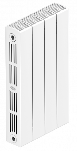 Биметаллический радиатор RIFAR SUPReMO RS500-5 сек. подключение боковое, цвет:  белый (глянцевый)