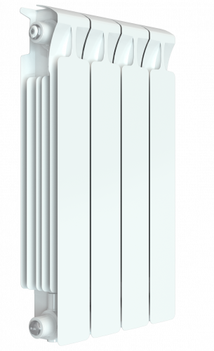 Биметаллический радиатор RIFAR MONOLIT RM500-1 сек. подключение боковое, цвет:  белый (глянцевый)