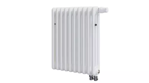 Радиатор 3-х трубчатый RIFAR TUBOG VENTIL 3057-10 сек. подключение нижнее одностороннее с термоклапаном (DV1), цвет:  белый (глянцевый)