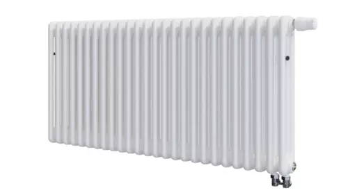 Радиатор 3-х трубчатый RIFAR TUBOG VENTIL 3057-26 сек. подключение нижнее одностороннее с термоклапаном (DV1), цвет:  белый (глянцевый)