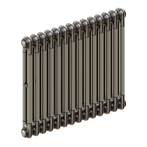 Радиатор 2-х трубчатый RIFAR TUBOG 2057-14 сек. подключение боковое универсальное (B1-В4), цвет:  технолак TL