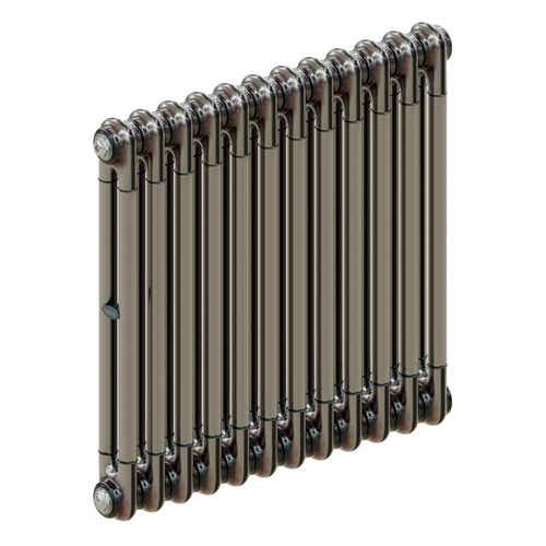 Радиатор 2-х трубчатый RIFAR TUBOG 2057-12 сек. подключение боковое универсальное (B1-В4), цвет:  технолак TL