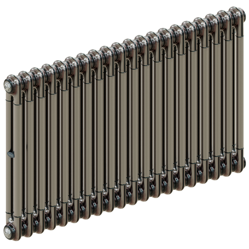 Радиатор 2-х трубчатый RIFAR TUBOG 2057-20 сек. подключение боковое универсальное (B1-В4), цвет: технолак TL