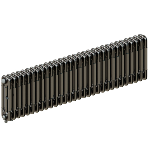 Радиатор 3-х трубчатый RIFAR TUBOG VENTIL 3037-30 сек. подключение нижнее одностороннее с термоклапаном (DV1), цвет: технолак TL