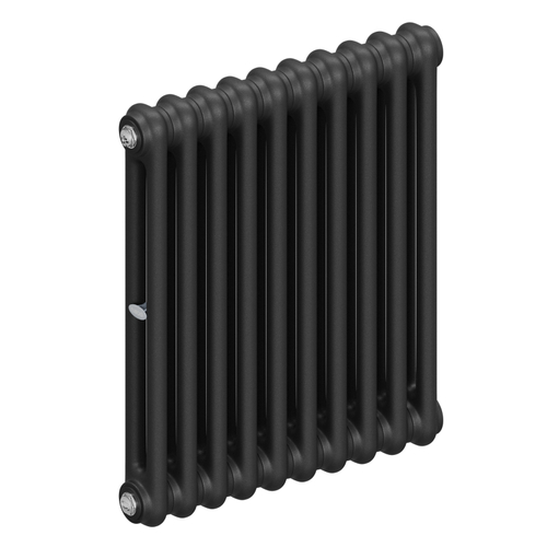 Радиатор 2-х трубчатый RIFAR TUBOG 2057-10 сек. подключение боковое универсальное (B1-В4), цвет:  черный AN - Антрацит (матовый)