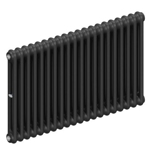 Радиатор 2-х трубчатый RIFAR TUBOG 2057-20 сек. подключение боковое универсальное (B1-В4), цвет:  черный AN - Антрацит (матовый)