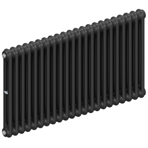 Радиатор 2-х трубчатый RIFAR TUBOG 2057-22 сек. подключение боковое универсальное (B1-В4), цвет:  черный AN - Антрацит (матовый)