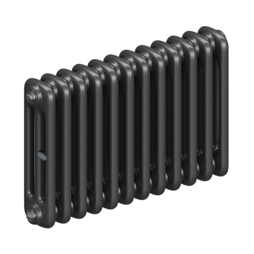 Радиатор 3-х трубчатый RIFAR TUBOG 3037-12 сек. подключение боковое универсальное (B1-В4), цвет:  серый TI - Титан (матовый)