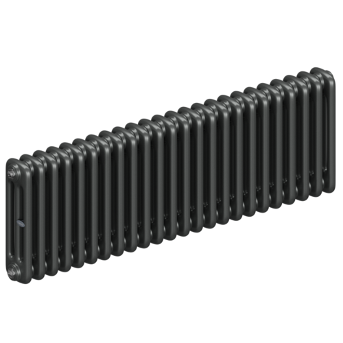 Радиатор 3-х трубчатый RIFAR TUBOG 3037-24 сек. подключение боковое универсальное (B1-В4), цвет:  серый TI - Титан (матовый)