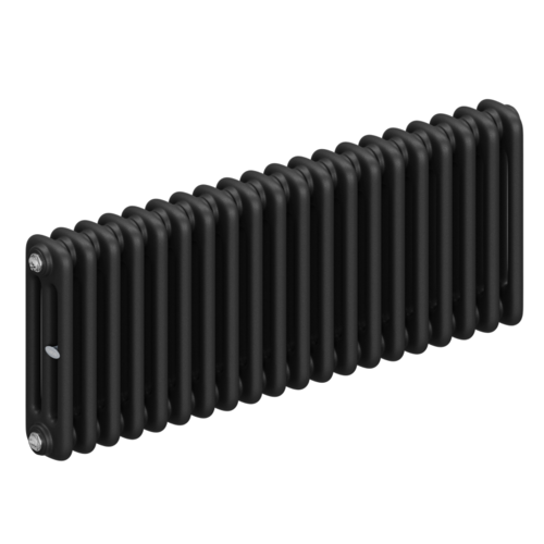 Радиатор 3-х трубчатый RIFAR TUBOG 3037-20 сек. подключение боковое универсальное (B1-В4), цвет:  черный AN - Антрацит (матовый)