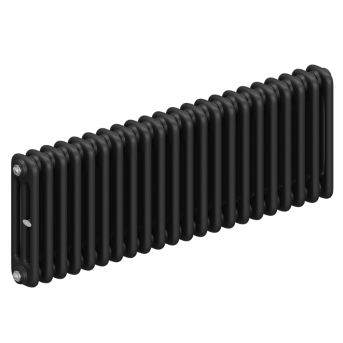 Радиатор 3-х трубчатый RIFAR TUBOG 3037-22 сек. подключение боковое универсальное (B1-В4), цвет:  черный AN - Антрацит (матовый)