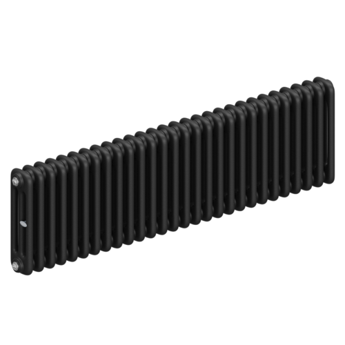 Радиатор 3-х трубчатый RIFAR TUBOG 3037-28 сек. подключение боковое универсальное (B1-В4), цвет:  черный AN - Антрацит (матовый)