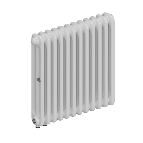 Радиатор 3-х трубчатый RIFAR TUBOG VENTIL 3052-12 сек. подключение нижнее одностороннее с термоклапаном (DV1), цвет:  белый (глянцевый)