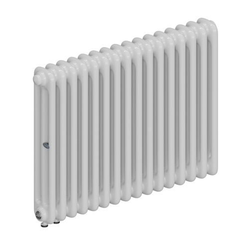 Радиатор 3-х трубчатый RIFAR TUBOG VENTIL 3052-16 сек. подключение нижнее одностороннее с термоклапаном (DV1), цвет:  белый (глянцевый)