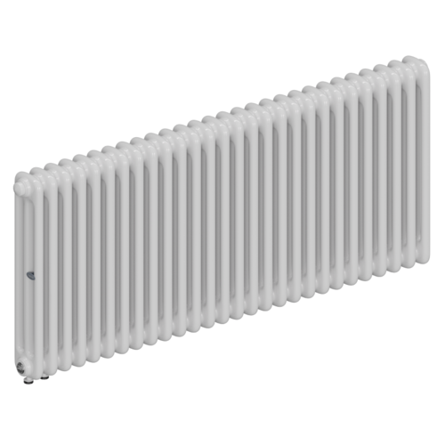 Радиатор 3-х трубчатый RIFAR TUBOG VENTIL 3052-28 сек. подключение нижнее одностороннее с термоклапаном (DV1), цвет:  белый (глянцевый)