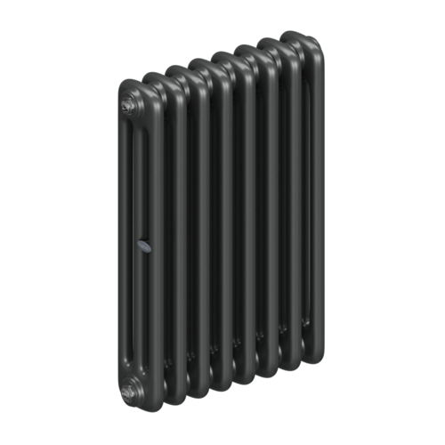 Радиатор 3-х трубчатый RIFAR TUBOG 3057-8 сек. подключение боковое универсальное (B1-В4), цвет:  серый TI - Титан (матовый)