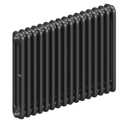 Радиатор 3-х трубчатый RIFAR TUBOG 3057-16 сек. подключение боковое универсальное (B1-В4), цвет:  серый TI - Титан (матовый)