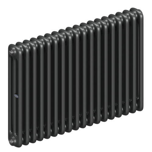 Радиатор 3-х трубчатый RIFAR TUBOG 3057-18 сек. подключение боковое универсальное (B1-В4), цвет:  серый TI - Титан (матовый)