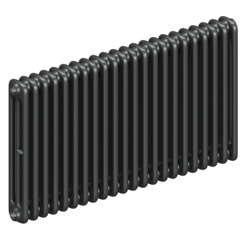 Радиатор 3-х трубчатый RIFAR TUBOG 3057-22 сек. подключение боковое универсальное (B1-В4), цвет:  серый TI - Титан (матовый)