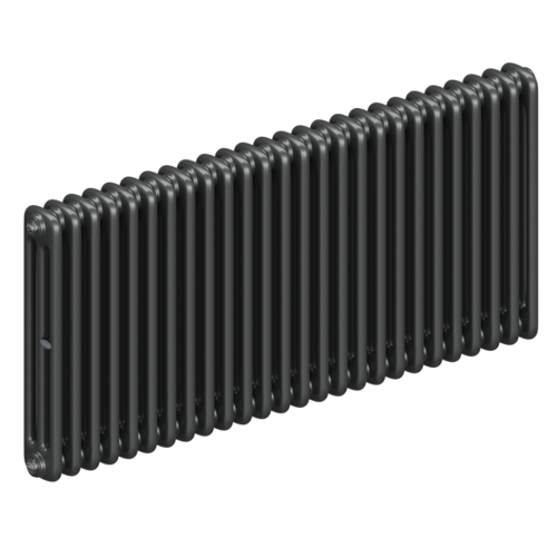 Радиатор 3-х трубчатый RIFAR TUBOG 3057-26 сек. подключение боковое универсальное (B1-В4), цвет:  серый TI - Титан (матовый)