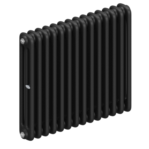 Радиатор 3-х трубчатый RIFAR TUBOG 3057-14 сек. подключение боковое универсальное (B1-В4), цвет:  черный AN - Антрацит (матовый)