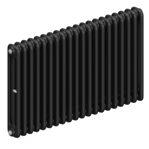 Радиатор 3-х трубчатый RIFAR TUBOG 3057-20 сек. подключение боковое универсальное (B1-В4), цвет:  черный AN - Антрацит (матовый)