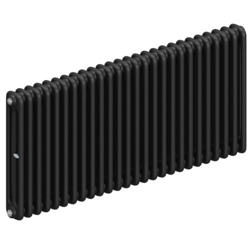 Радиатор 3-х трубчатый RIFAR TUBOG 3057-26 сек. подключение боковое универсальное (B1-В4), цвет:  черный AN - Антрацит (матовый)