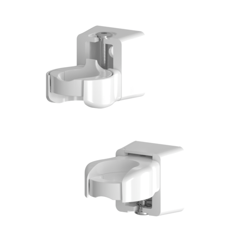 Настенный кронштейн для стальных трубчатых радиаторов белый