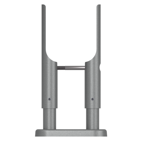 Напольный регулируемый кронштейн для трубчатых 3x-колончатых радиаторов rifar tubog титан